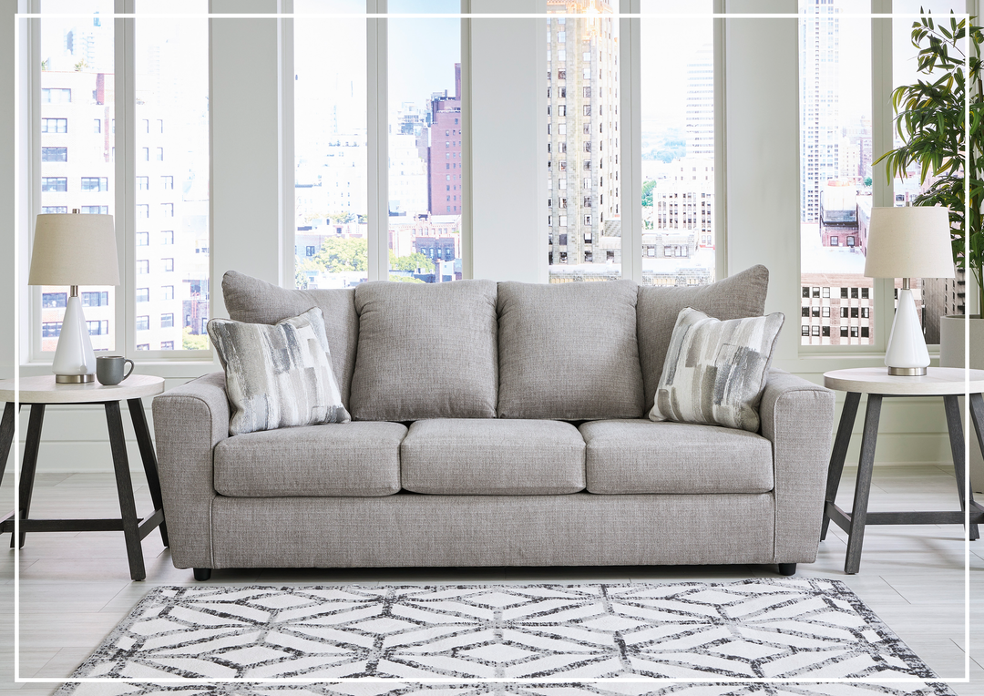 Gio Italia Silvano 3 Seater Fabric Sofa