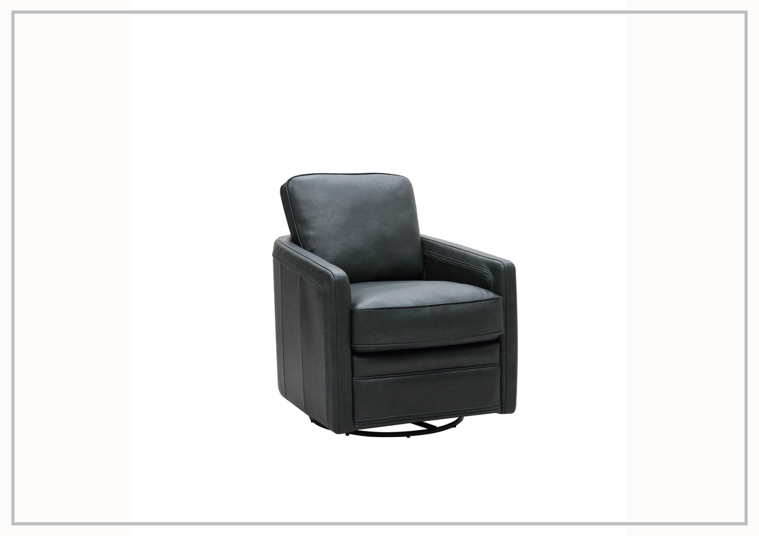 Gio Italia Torin Leather Swivel Glider Chair