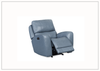 Gio Italia Bristol Glider Power Recliner Blue Leather Chair-Jennihome