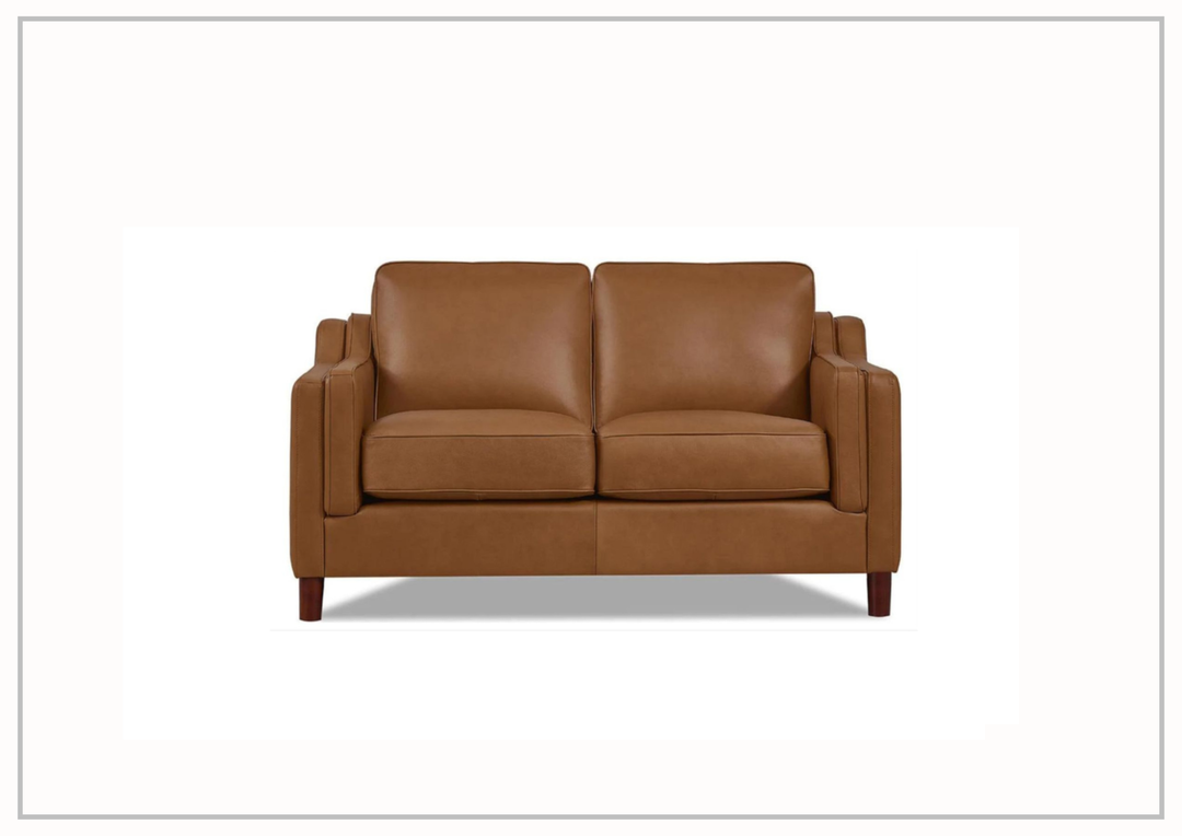 Hydeline Bella 2-Seater Leather Loveseat-Jennihome