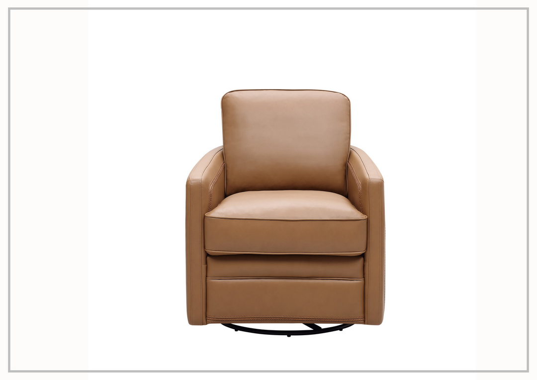 Gio Italia Torin Leather Swivel Glider Chair