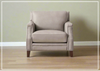 Hydeline Camano Leather Chair With Nail-Head Finish