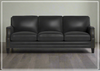 Hydeline Camano Leather Sofa With Nail-Head Finish