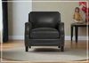 Hydeline Camano Leather Chair With Nail-Head Finish