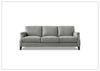 Hydeline Camano Leather Sofa With Nail-Head Finish