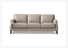 Hydeline Camano Leather Sofa With Nail-Head Finish