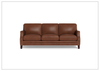 Hydeline Camano Leather Sofa With Nail-Head Finish