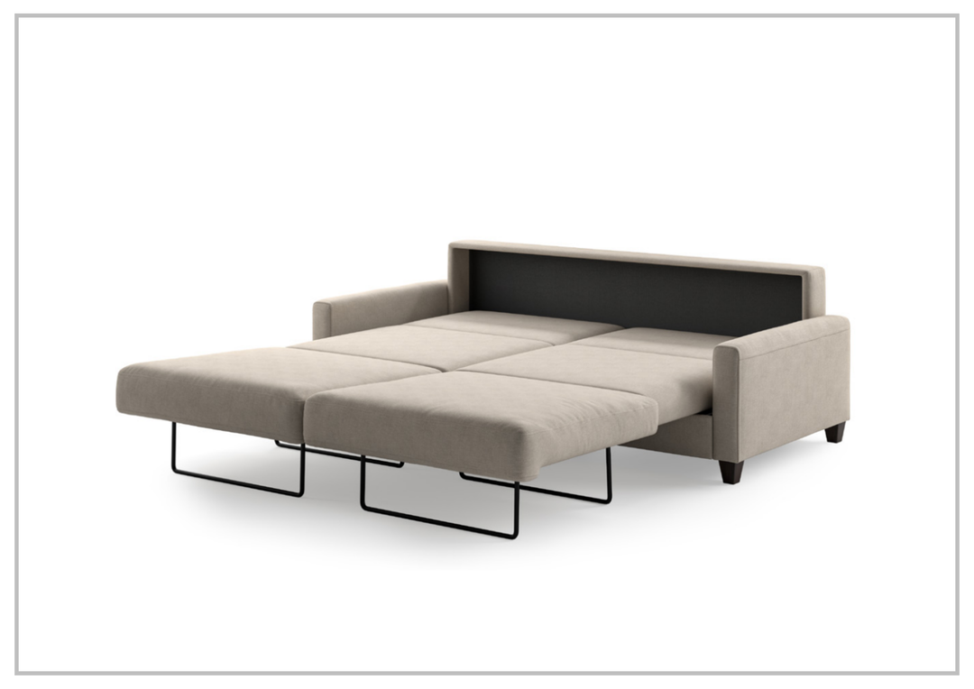 Luonto Nico Fabric Full XL Sleeper Sofa In Grey Color