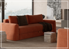 Innovation Living Cone 2-Seater Fabric Sleeper Sofa With Integrated Storage-Jennihome