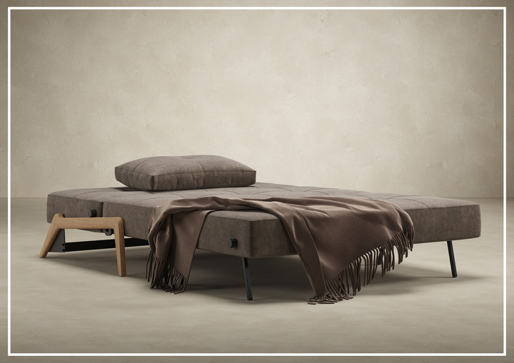 Innovation Living Cubed Fabric 2-Seater Queen Sized Sofa Bed