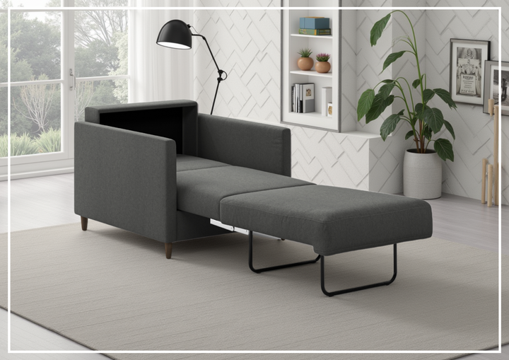 Elfin Fabric Sofa Sleeper | Foam mattress | Nest Function | Luonto