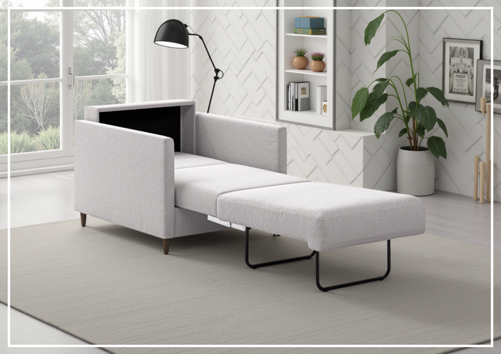 Elfin Fabric Sofa Sleeper | Foam mattress | Nest Function | Luonto