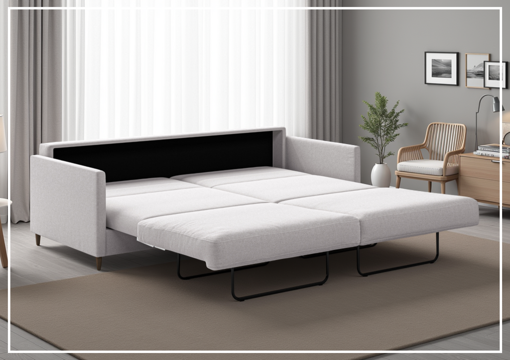 Elfin Fabric Sofa Sleeper | Foam mattress | Nest Function | Luonto