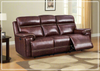 Gio Italia Fabiano 3-Seater Leather Power Reclining Sofa in Brown-Jennihome