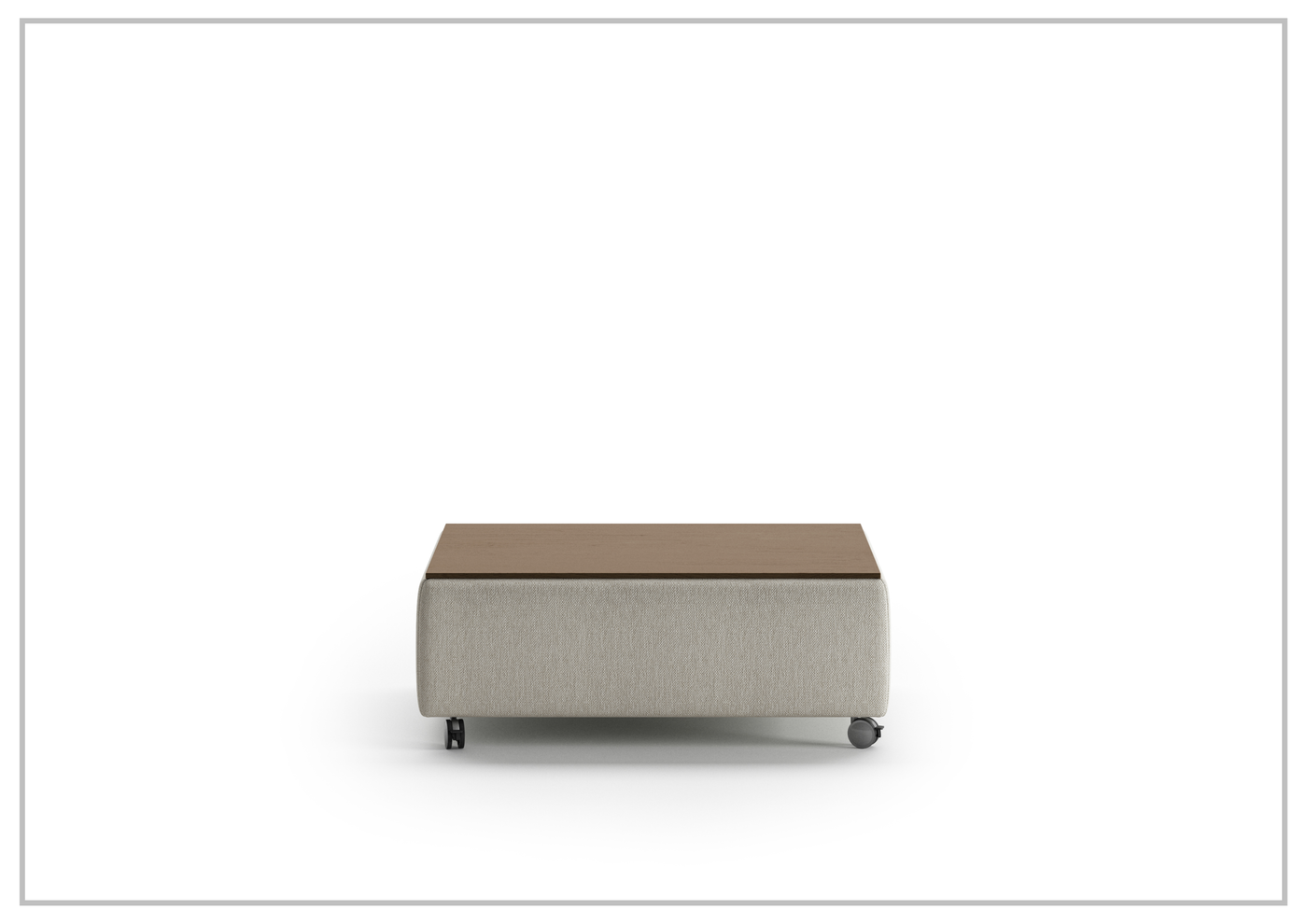 Luonto Functional Coffee Table with Casters-Jennihome