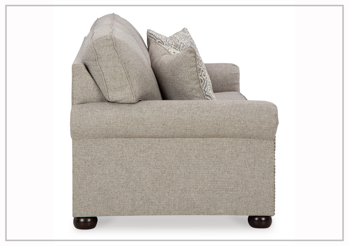 Gio Italia Home Garrison 3-Seat Queen Sleeper Sofa in Gray