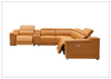 Gio Italia Hartley Power Motion Leather Sectional Sofa with Storage