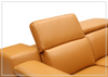 Gio Italia Hartley Power Motion Leather Sectional Sofa with Storage