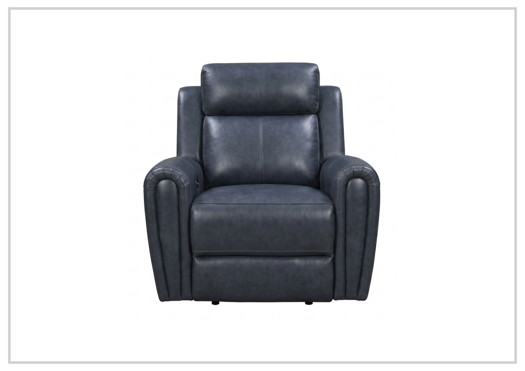 Jaspero Power Glider Recliner Chair | Leather | Lay-Flat Function | Gio Italia