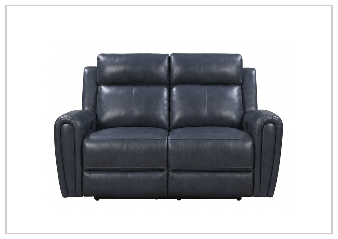 Jaspero Leather Power Reclining Sofa | 2-Seater | Built-In USB | Gio Italia