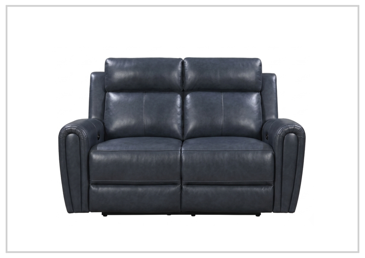 Jaspero Leather Power Reclining Sofa | 2-Seater | Built-In USB | Gio Italia