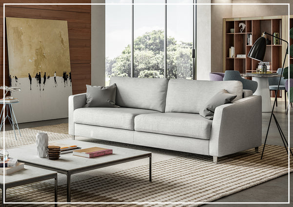 Monika Fabric Sleeper Sofa | Nest Function | Foam Mattress | Luonto