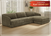 Klaussner Italia Cantico Sleeper with Chaise