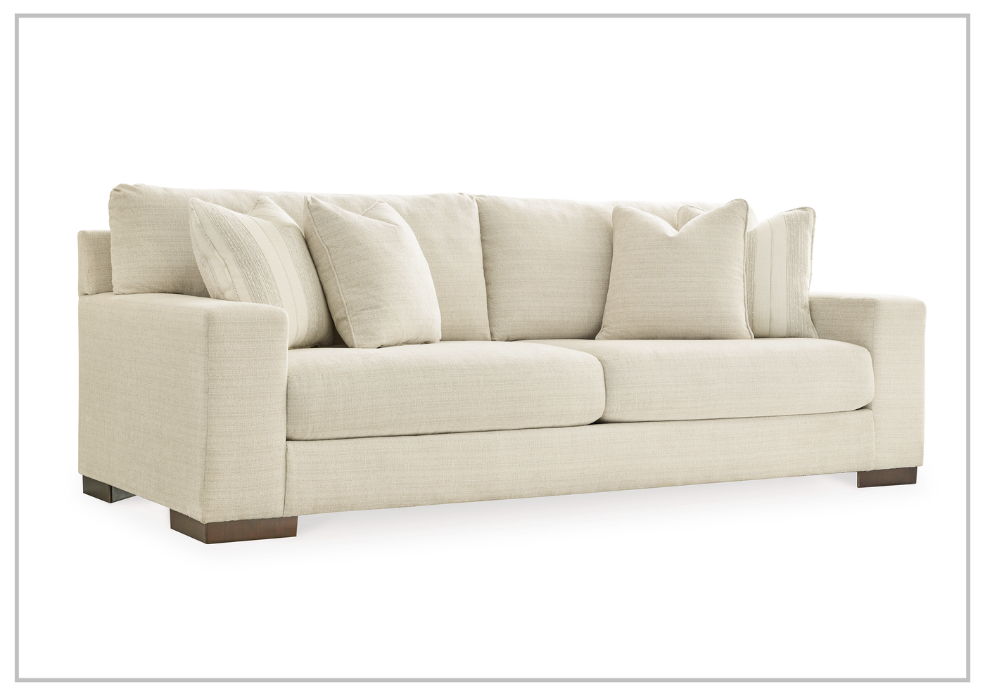 Gio Italia Modena 3 seater Fabric Sofa in Beige