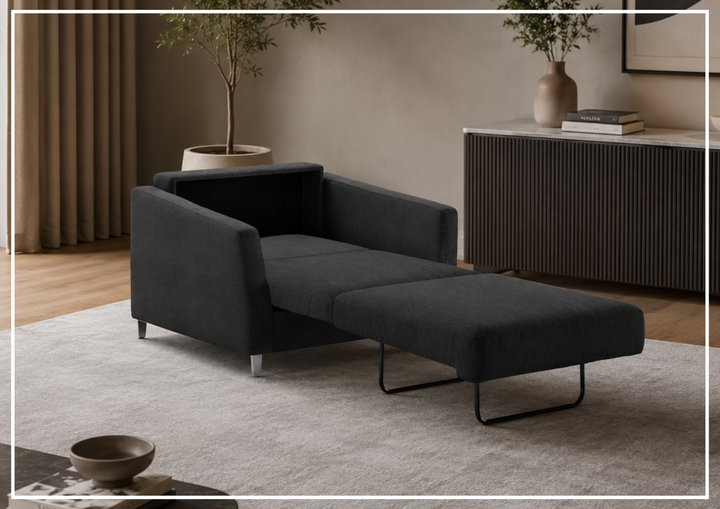 Monika Fabric Sleeper Sofa | Nest Function | Foam Mattress | Luonto