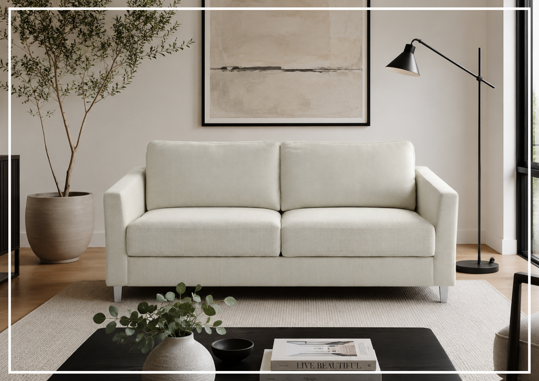 Monika Fabric Sleeper Sofa | Nest Function | Foam Mattress | Luonto