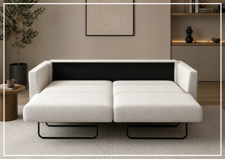 Monika Fabric Sleeper Sofa | Nest Function | Foam Mattress | Luonto