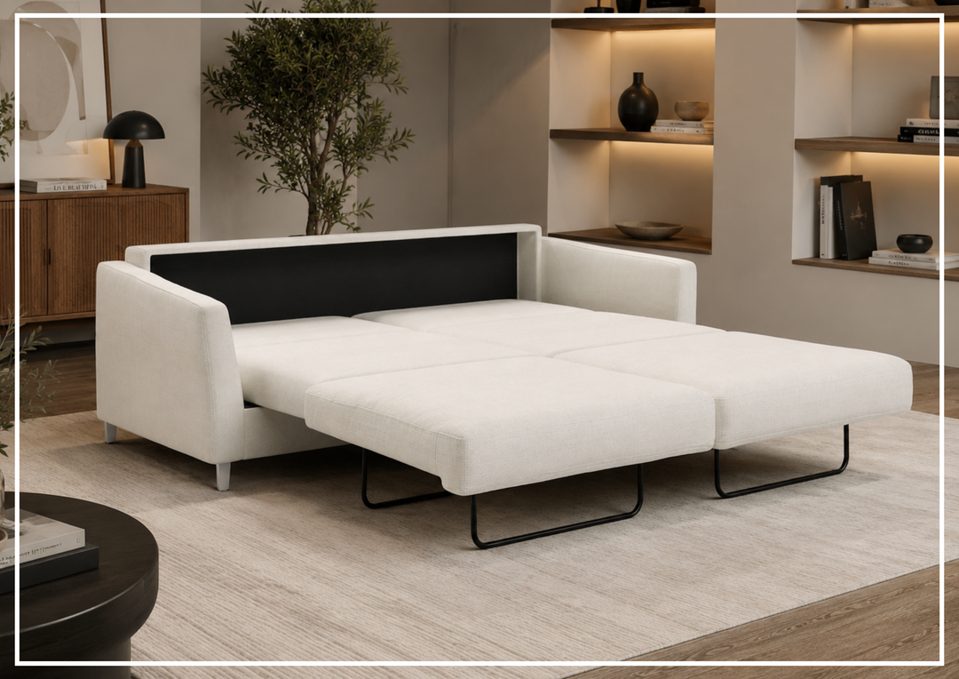 Monika Fabric Sleeper Sofa | Nest Function | Foam Mattress | Luonto