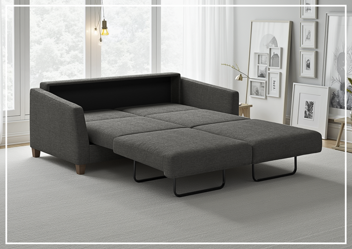 Monika Fabric Sleeper Sofa | Nest Function | Foam Mattress | Luonto