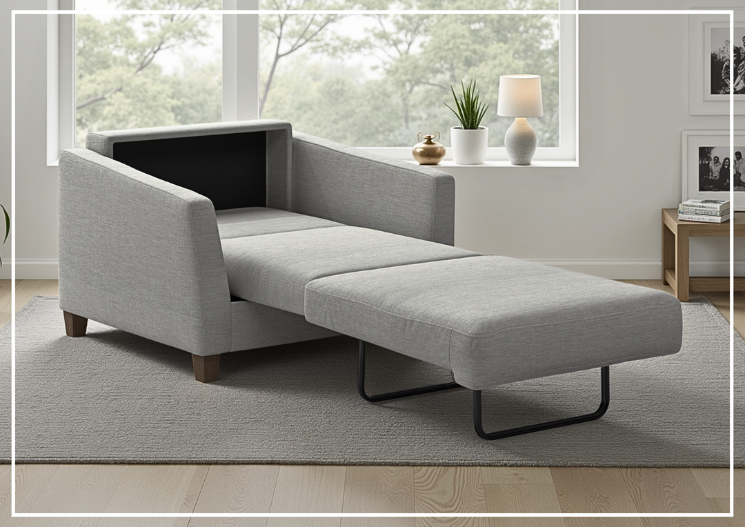 Monika Fabric Sleeper Sofa | Nest Function | Foam Mattress | Luonto