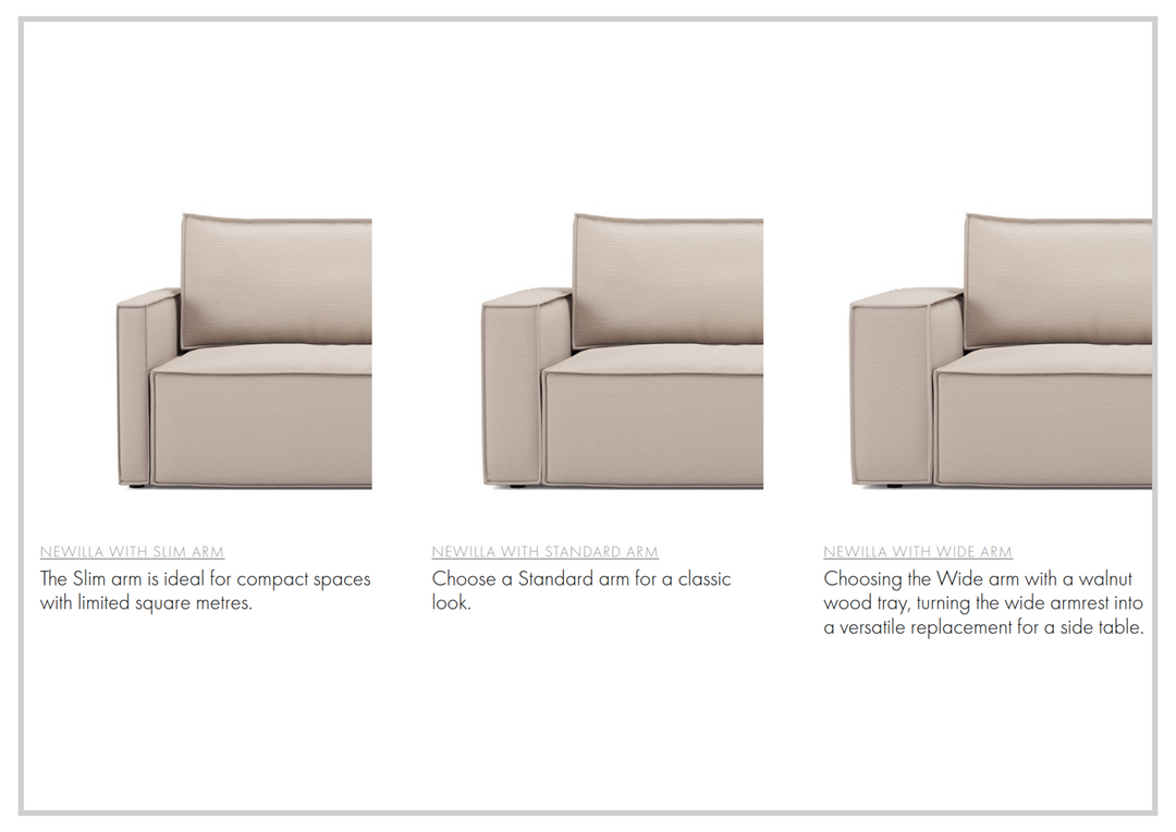 Innovation Living Newilla Fabric 3-Seater L-Shape Sectional Sleeper Sofa