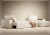Innovation Living Newilla Fabric 3-Seater L-Shape Sectional Sleeper Sofa