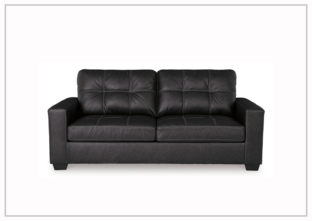 Gio Italia Bellagio Queen Faux Leather Sleeper Sofa