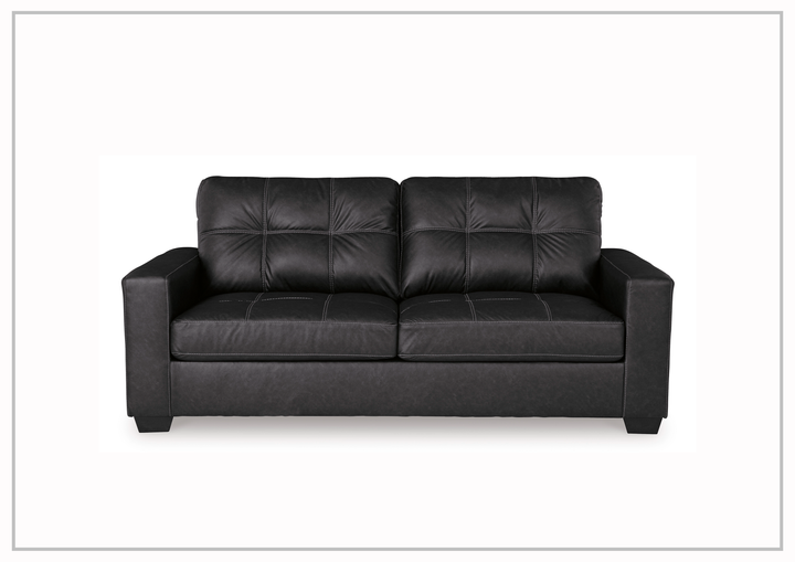 Gio Italia Bellagio Leather Sofa With Track Arms