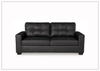 Gio Italia Bellagio Leather Sofa With Track Arms