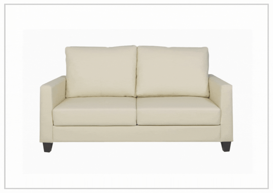 Nova Queen Leather Sleeper Sofa | Cloud Fold Mechanism | Track Arms | Gio Italia