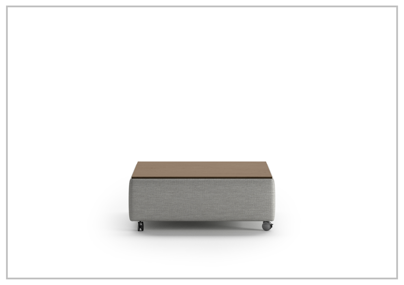 Luonto Functional Coffee Table with Casters-Jennihome