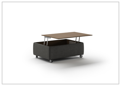 Luonto Functional Coffee Table with Casters-Jennihome