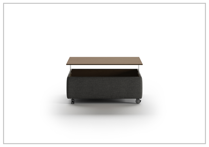 Luonto Functional Coffee Table with Casters-Jennihome