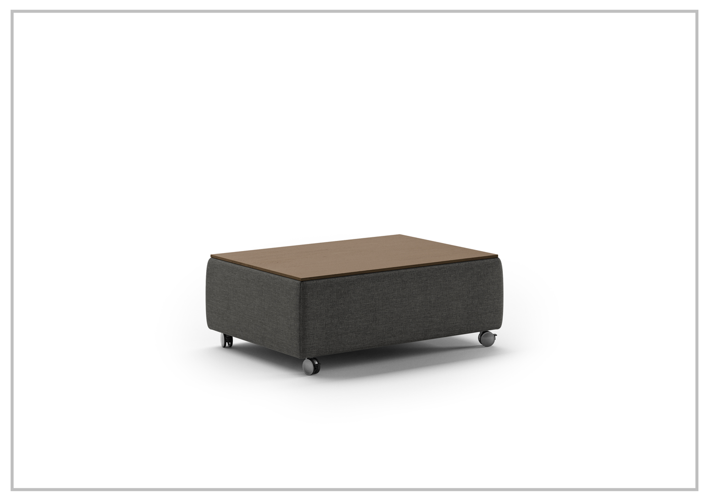 Luonto Functional Coffee Table with Casters-Jennihome