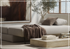 Osvald Two-Seater Fabric Sleeper Sofa Queen Sized Innovation Living