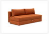 Osvald Two-Seater Fabric Sleeper Sofa Queen Sized Innovation Living