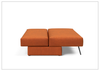 Osvald Two-Seater Fabric Sleeper Sofa Queen Sized Innovation Living