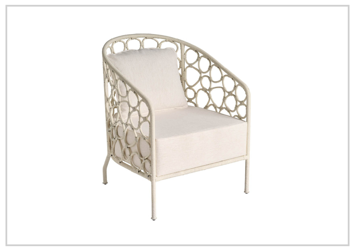 Universal Furniture Pebble Natural Rattan Fabric Accent Chair-Jennihome