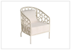 Universal Furniture Pebble Natural Rattan Fabric Accent Chair-Jennihome