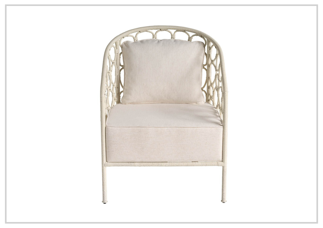 Universal Furniture Pebble Natural Rattan Fabric Accent Chair-Jennihome